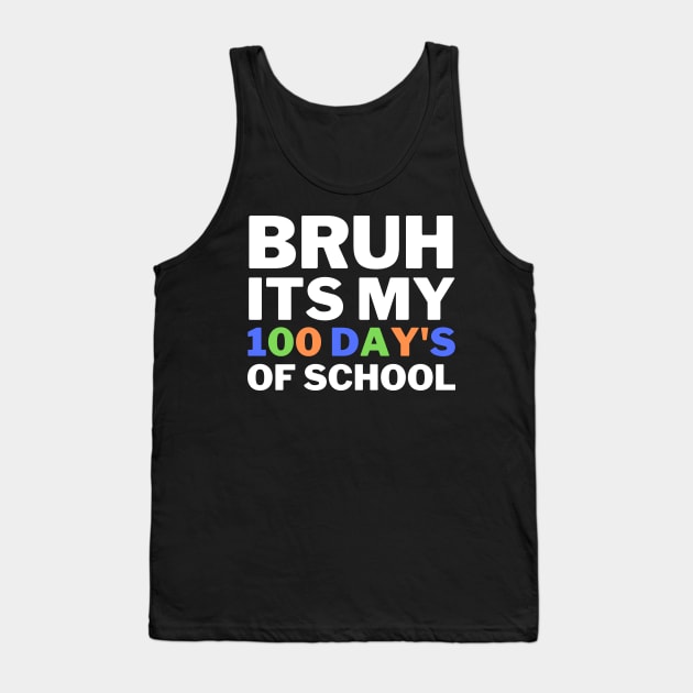 100th day of school Tank Top by John white